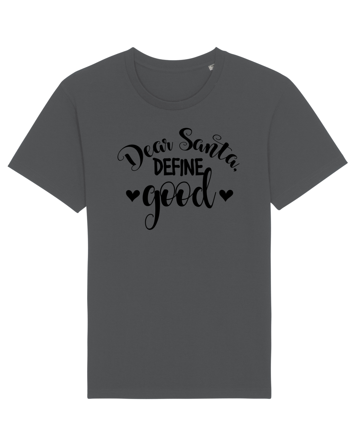 Tricou mânecă scurtă Unisex Rocker Anthracite