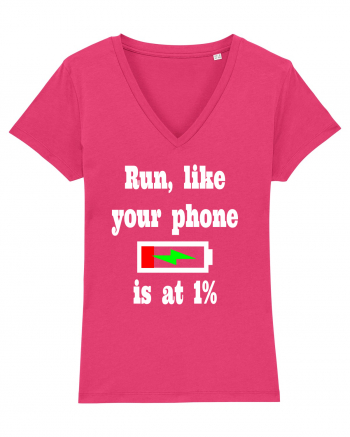 Run, like your phone is at 1% Raspberry