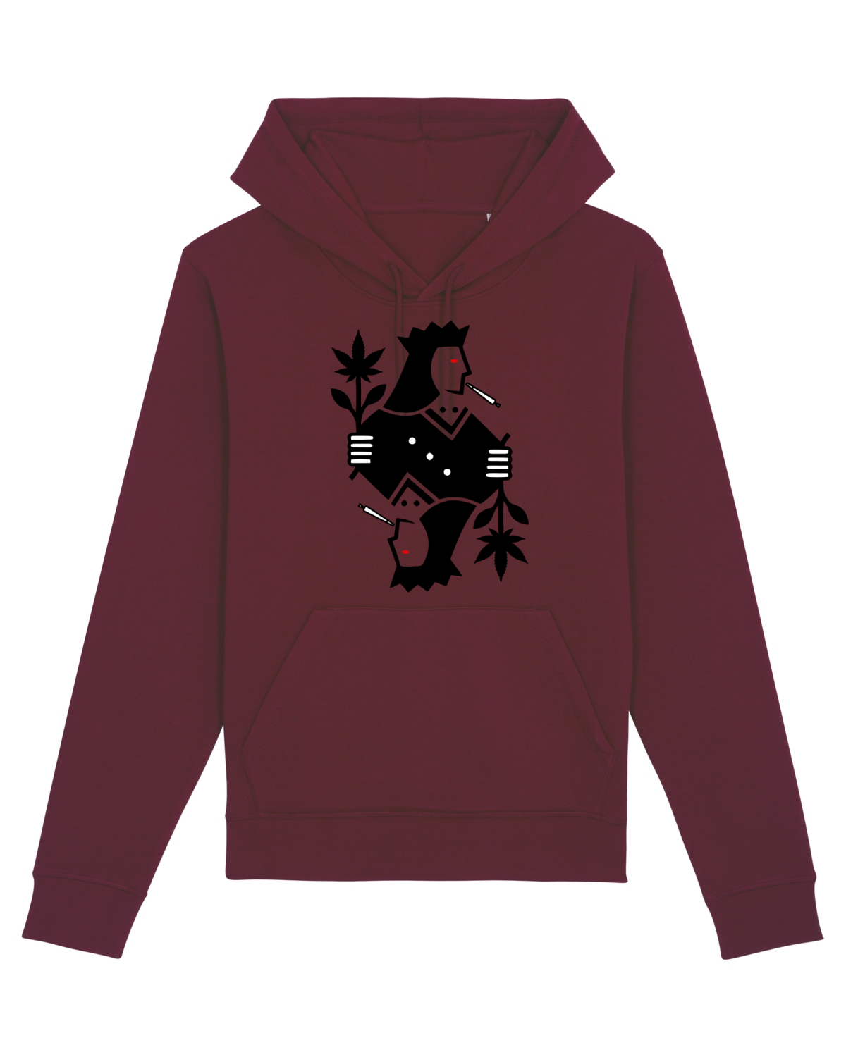 Hanorac Unisex Drummer Burgundy