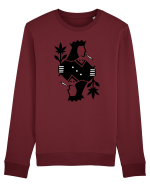 Carte de joc, popa (negru) Bluză mânecă lungă Unisex Rise