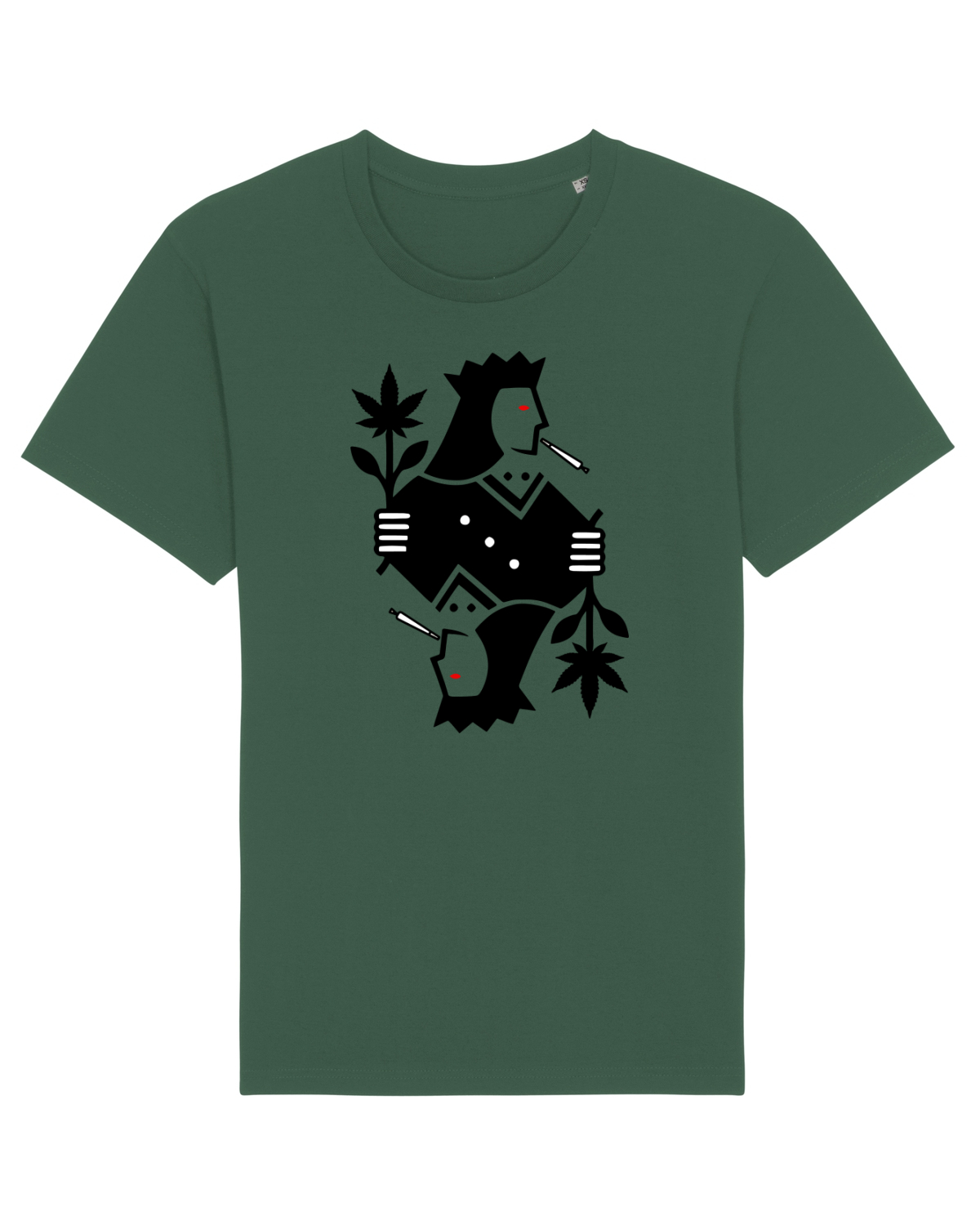 Tricou mânecă scurtă Unisex Rocker Bottle Green