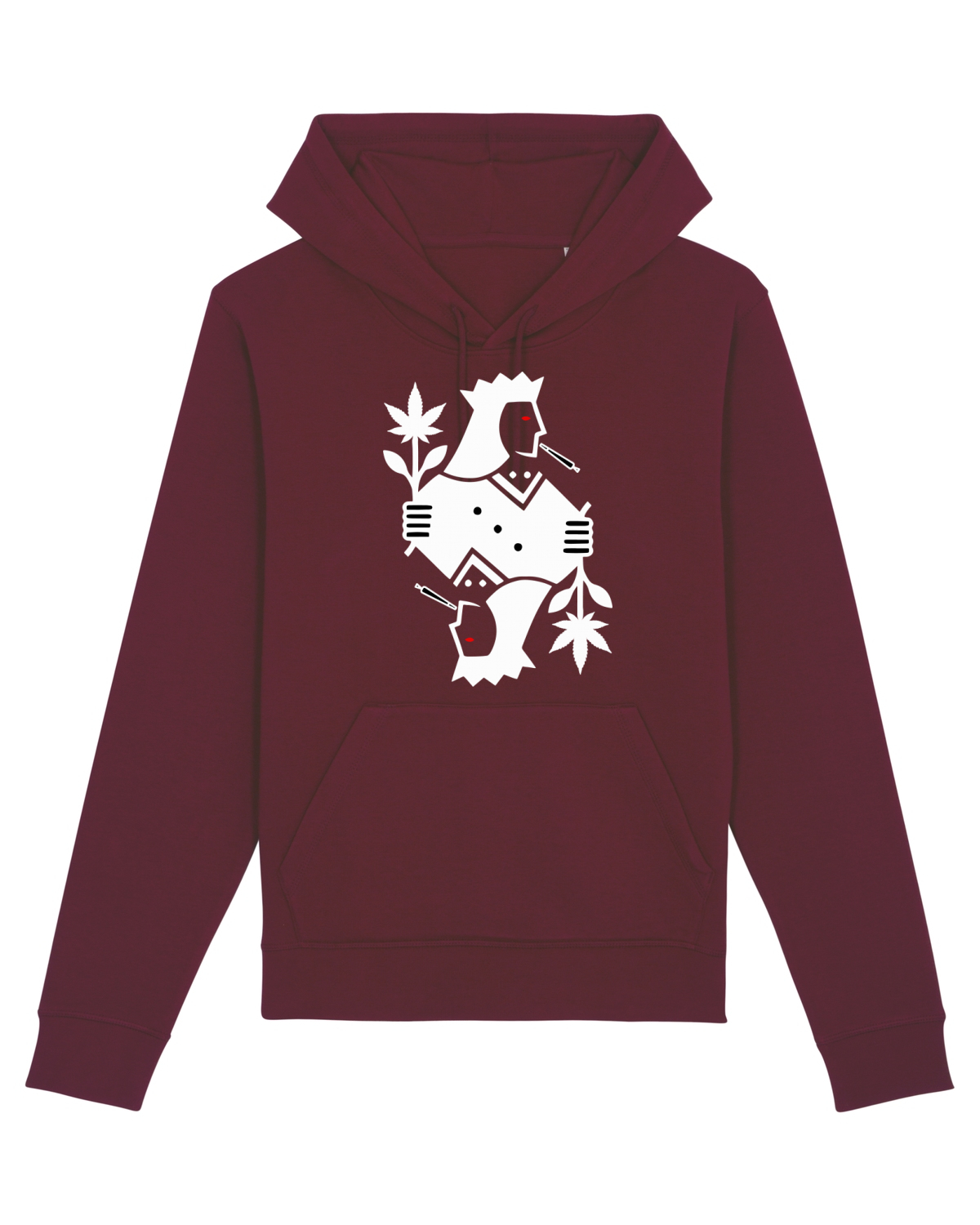Hanorac Unisex Drummer Burgundy