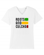 Roots And Culcha Tricou mânecă scurtă guler V Bărbat Presenter