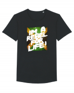 I'm a Rebel for Life Tricou mânecă scurtă guler larg Bărbat Skater