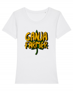 Ganja Farmer Tricou mânecă scurtă guler larg fitted Damă Expresser