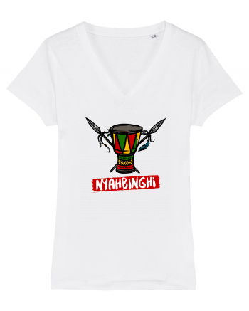 Nyahbinghi Drum White