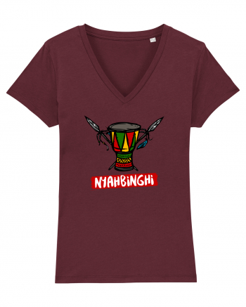 Nyahbinghi Drum Burgundy