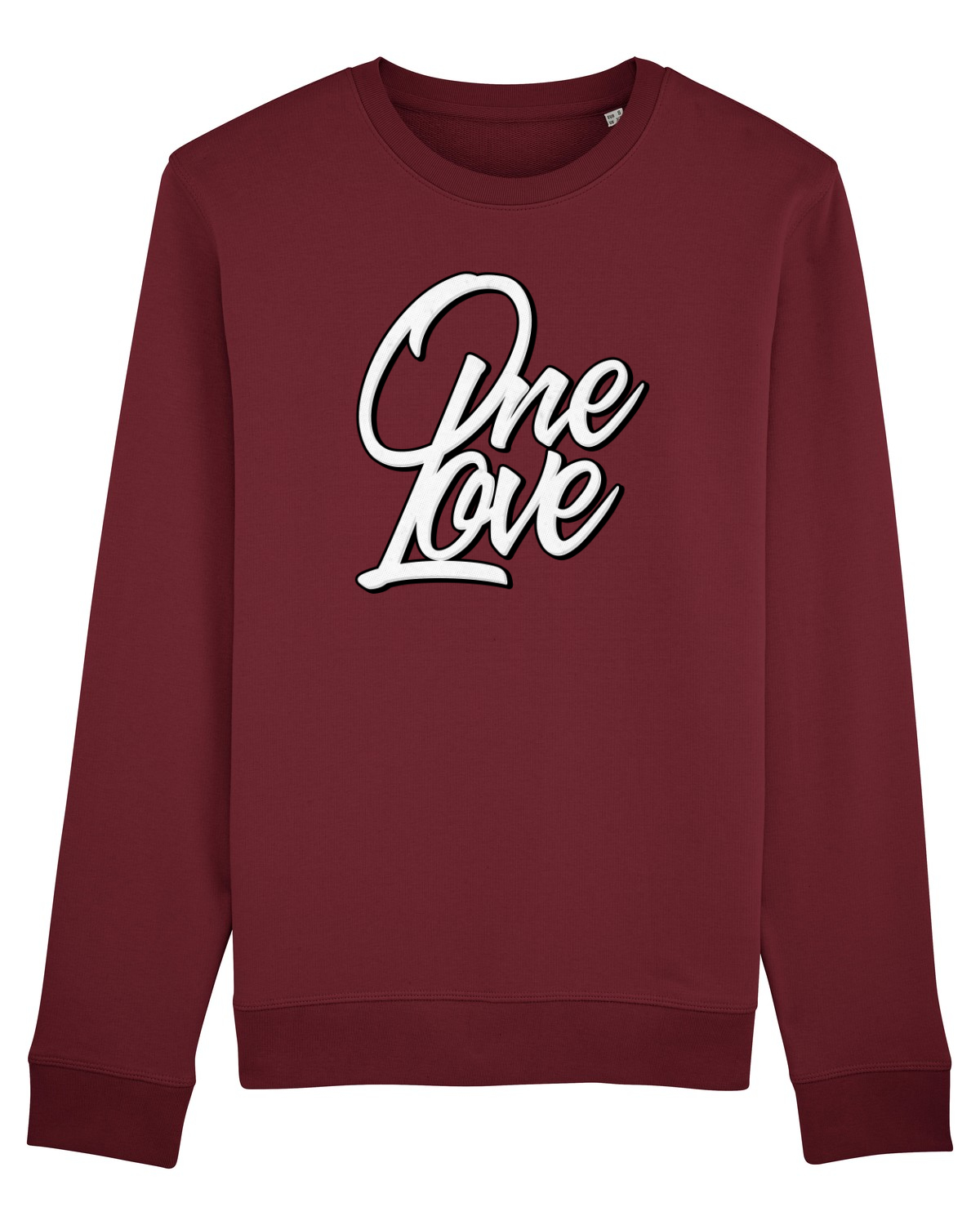 Bluză mânecă lungă Unisex Rise Burgundy