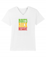 Roots Rock Reggae Tricou mânecă scurtă guler V Bărbat Presenter