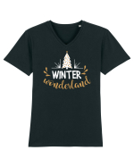 Iarna Tricou mânecă scurtă guler V Bărbat Presenter