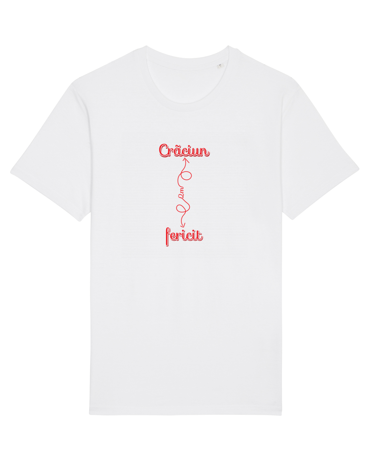 Tricou mânecă scurtă Unisex Rocker White