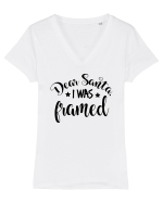 Am fost forțat Tricou mânecă scurtă guler V Damă Evoker