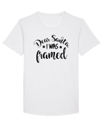 Am fost forțat Tricou mânecă scurtă guler larg Bărbat Skater
