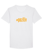 #pozitiv Tricou mânecă scurtă guler larg Bărbat Skater