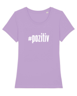 #pozitiv Tricou mânecă scurtă guler larg fitted Damă Expresser