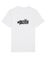#pozitiv Tricou mânecă scurtă Unisex Rocker
