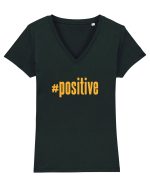 #positive Tricou mânecă scurtă guler V Damă Evoker