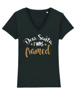 Am fost forțat Tricou mânecă scurtă guler V Damă Evoker