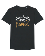 Am fost forțat Tricou mânecă scurtă guler larg Bărbat Skater