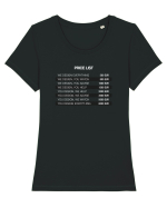 Preturi design Tricou mânecă scurtă guler larg fitted Damă Expresser
