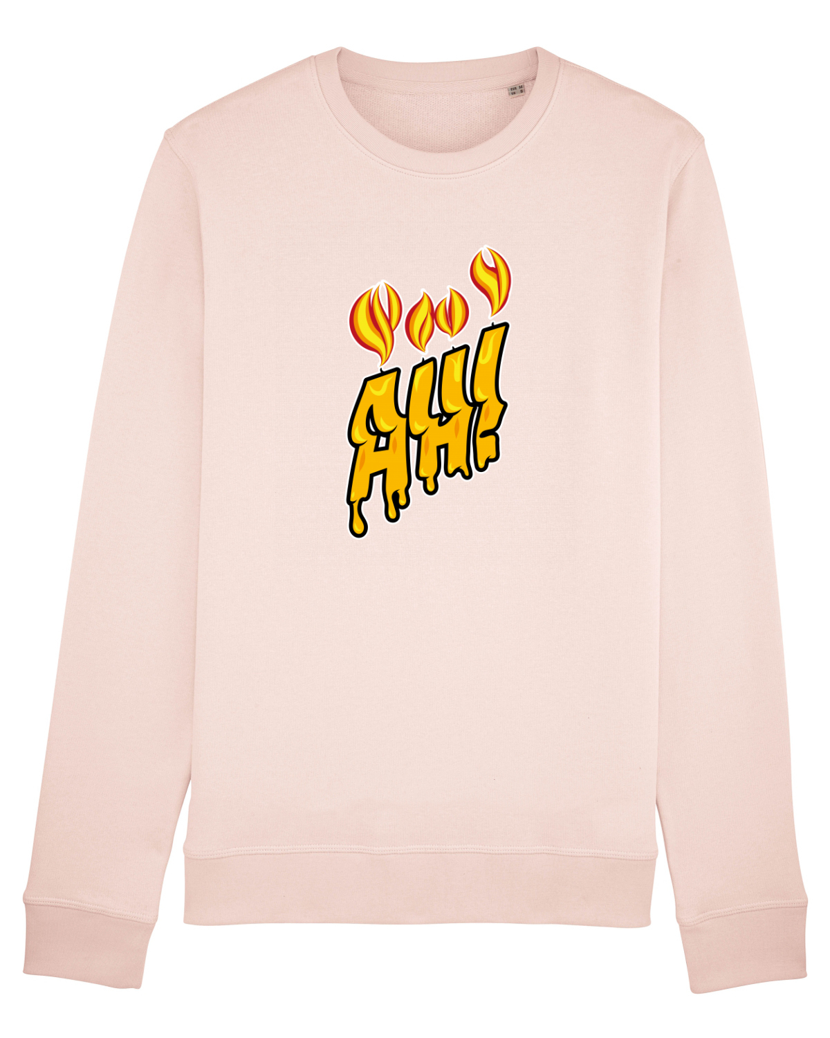 Bluză mânecă lungă Unisex Rise Candy Pink