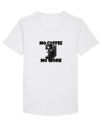 I need coffee! Tricou mânecă scurtă guler larg Bărbat Skater