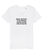 Single and ready Tricou mânecă scurtă  Copii Mini Creator