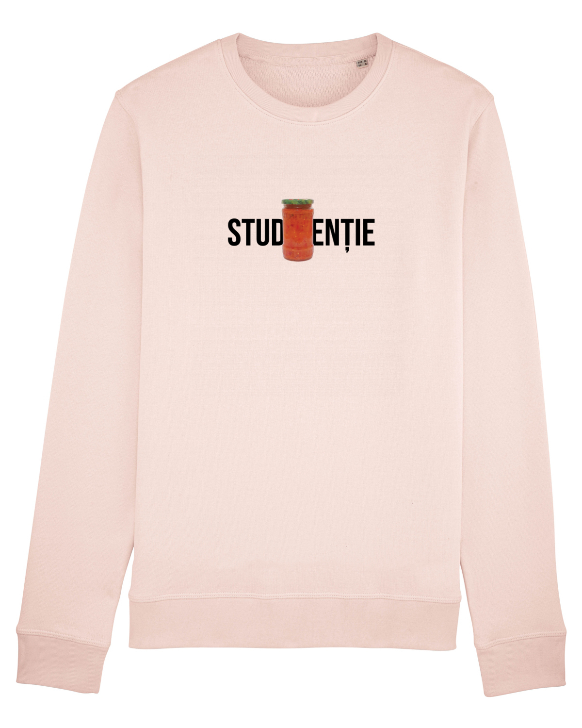 Bluză mânecă lungă Unisex Rise Candy Pink