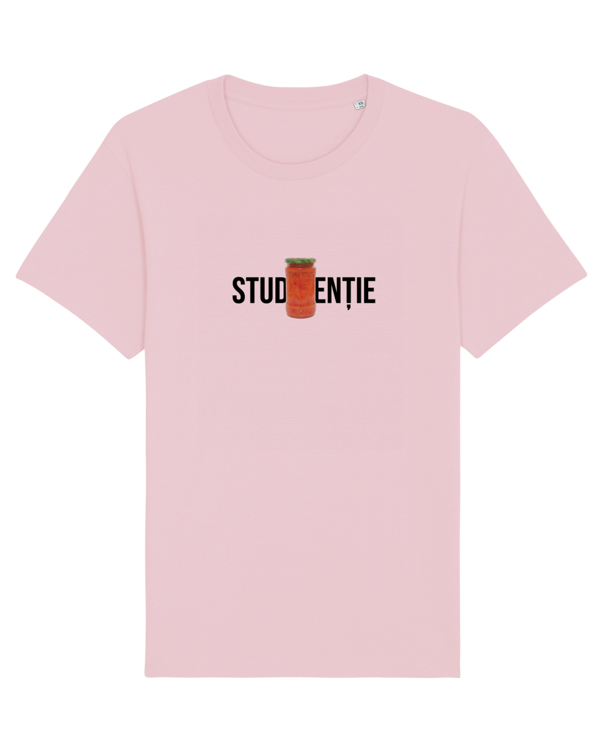 Tricou mânecă scurtă Unisex Rocker Cotton Pink