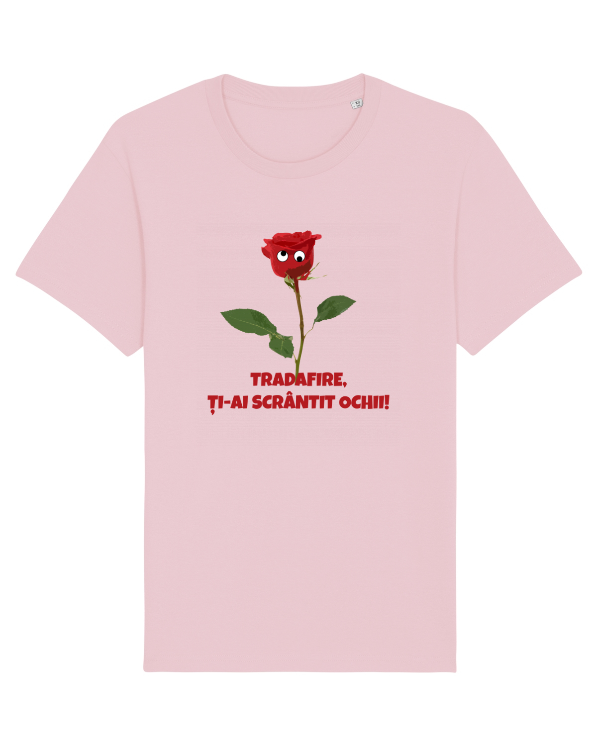 Tricou mânecă scurtă Unisex Rocker Cotton Pink