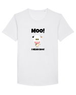 MOO! Tricou mânecă scurtă guler larg Bărbat Skater