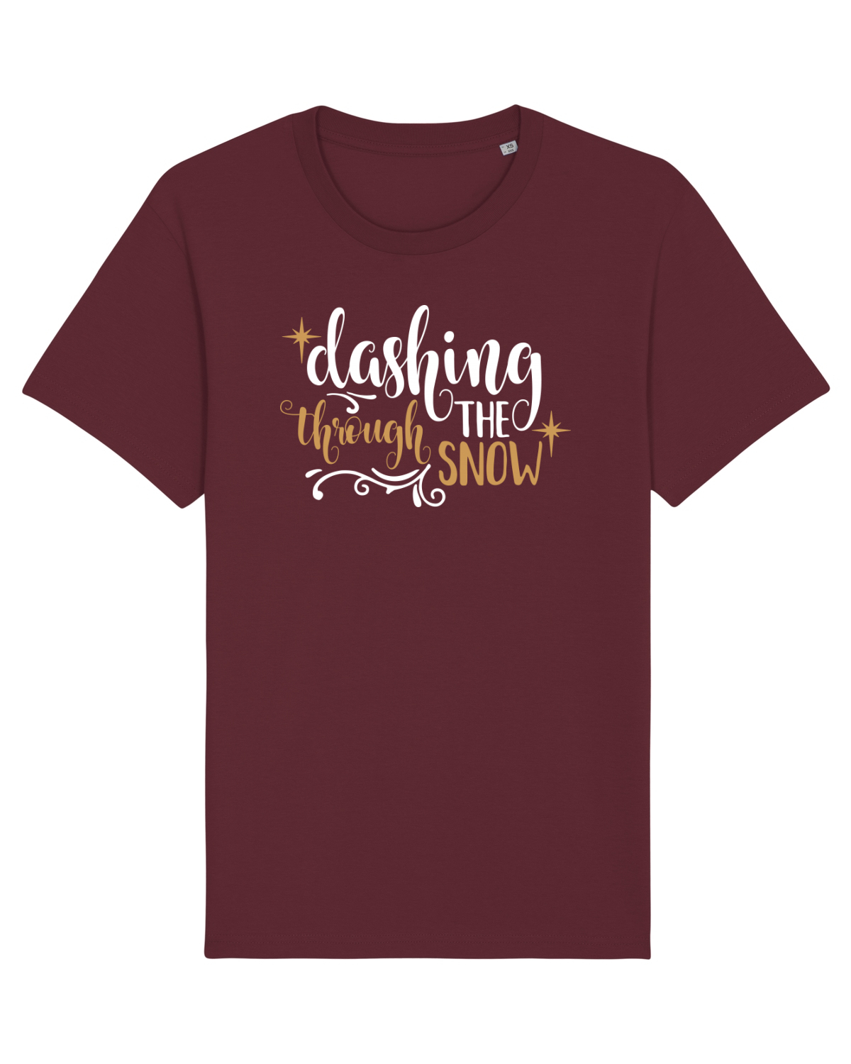 Tricou mânecă scurtă Unisex Rocker Burgundy