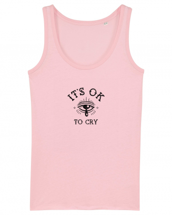 It's OK to cry Cotton Pink