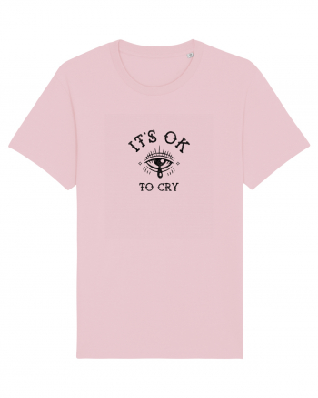 It's OK to cry Cotton Pink