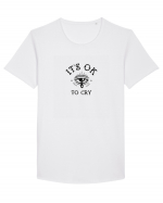 It's OK to cry Tricou mânecă scurtă guler larg Bărbat Skater