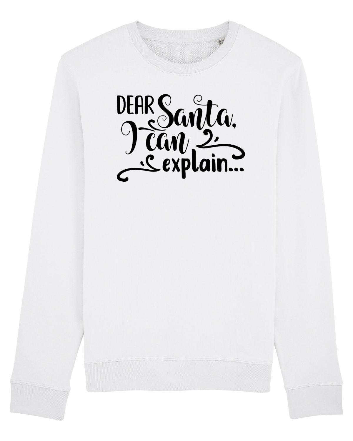 Bluză mânecă lungă Unisex Rise White