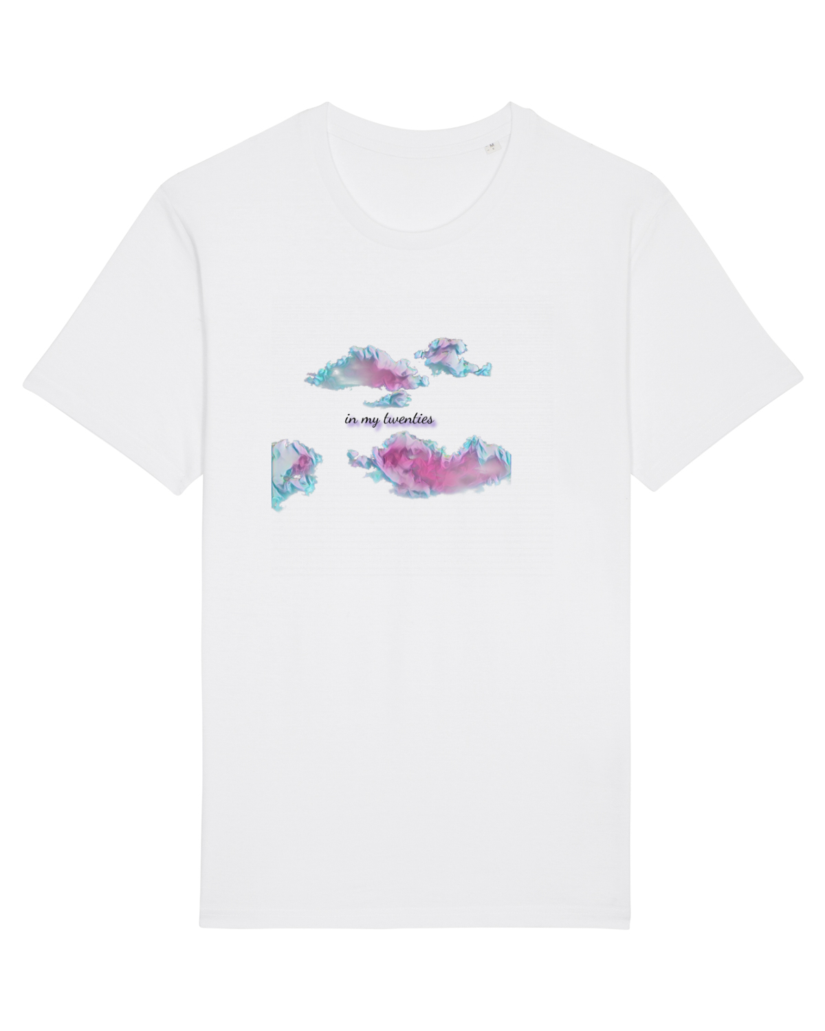 Tricou mânecă scurtă Unisex Rocker White