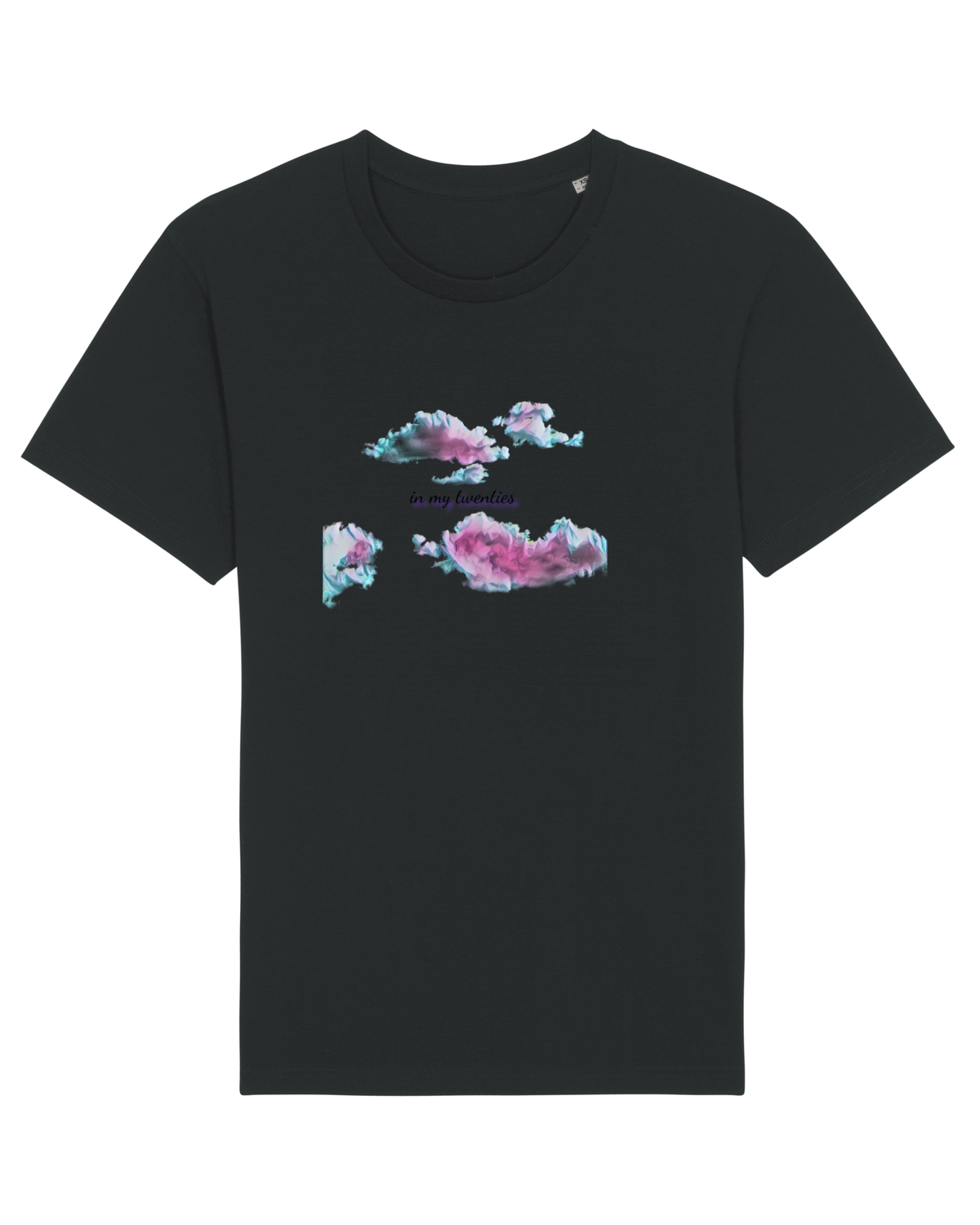 Tricou mânecă scurtă Unisex Rocker Black