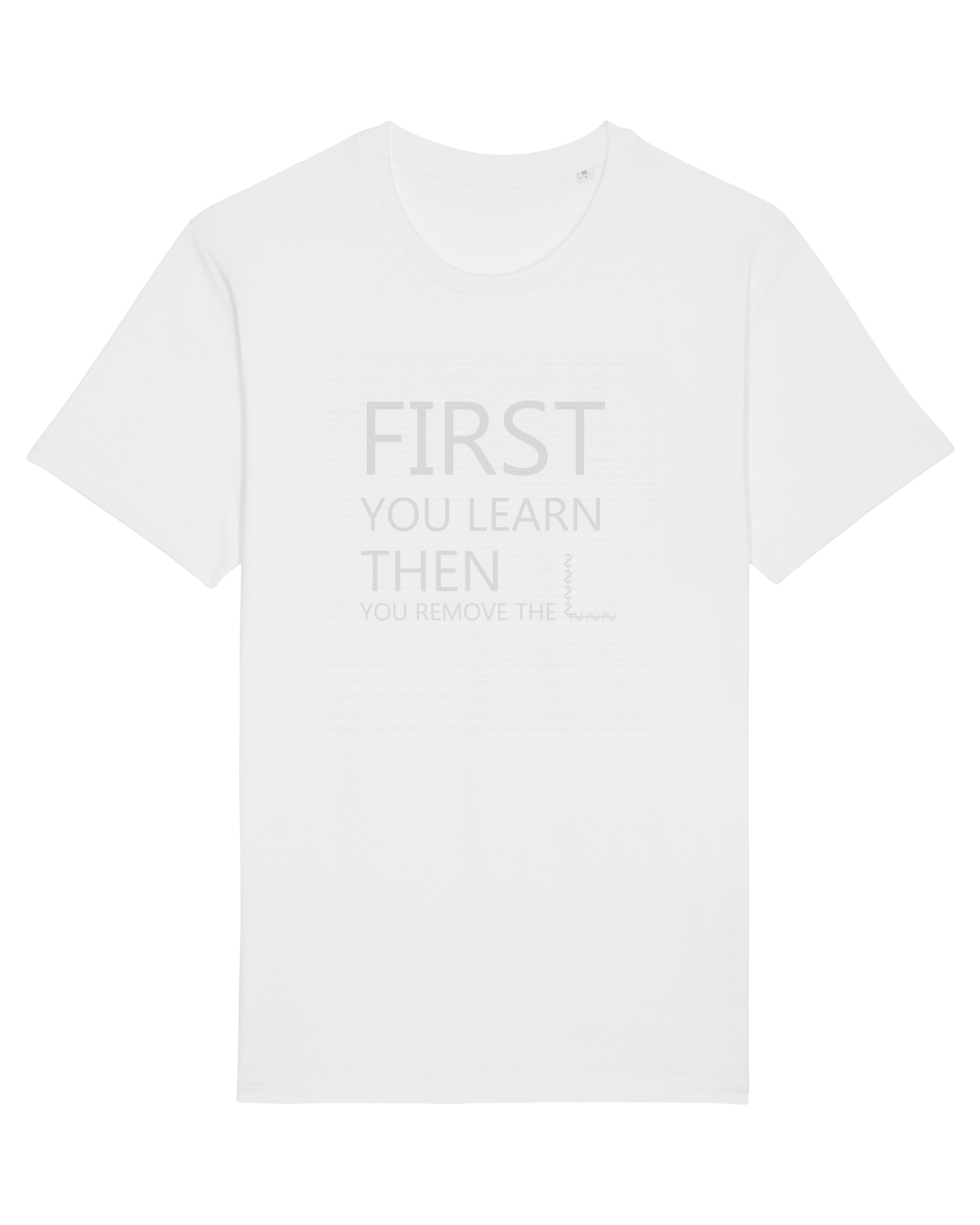 Tricou mânecă scurtă Unisex Rocker White