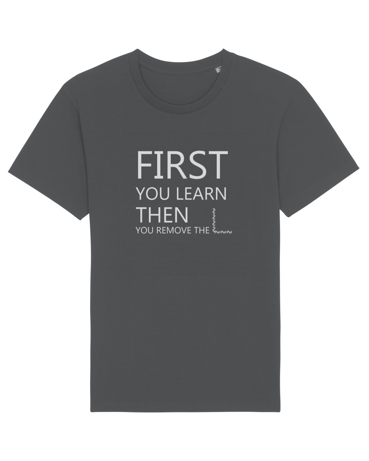 Tricou mânecă scurtă Unisex Rocker Anthracite
