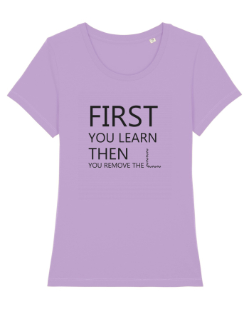 FIRST YOU LEARN BLACK Lavender Dawn