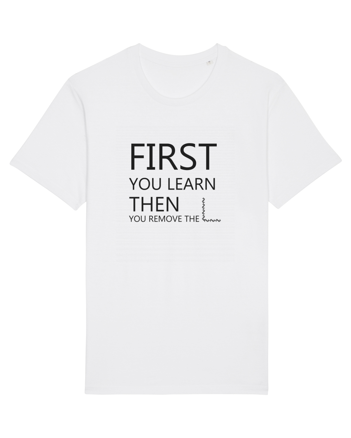 Tricou mânecă scurtă Unisex Rocker White