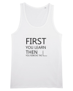 FIRST YOU LEARN BLACK Maiou Bărbat Runs