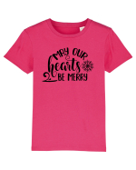 Inima bucuroasă de sărbători Tricou mânecă scurtă  Copii Mini Creator