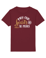 Inima bucuroasă de sărbători Tricou mânecă scurtă  Copii Mini Creator