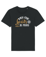 Inima bucuroasă de sărbători Tricou mânecă scurtă Unisex Rocker