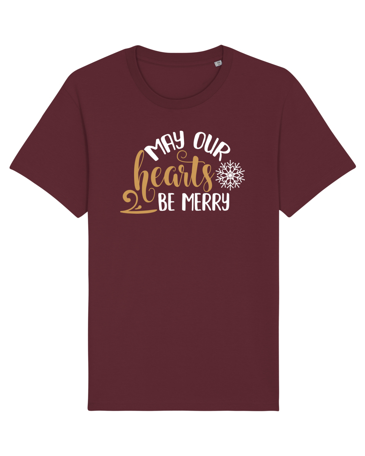 Tricou mânecă scurtă Unisex Rocker Burgundy