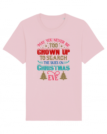 Search the Skies on Christmas Eve Cotton Pink