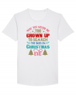 Search the Skies on Christmas Eve Tricou mânecă scurtă guler larg Bărbat Skater