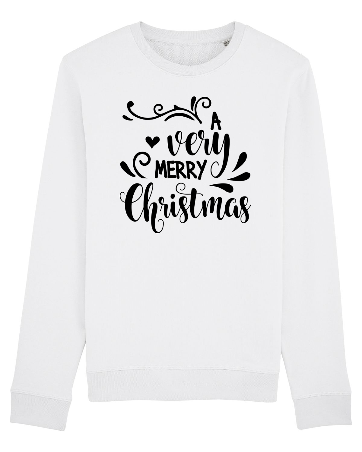 Bluză mânecă lungă Unisex Rise White